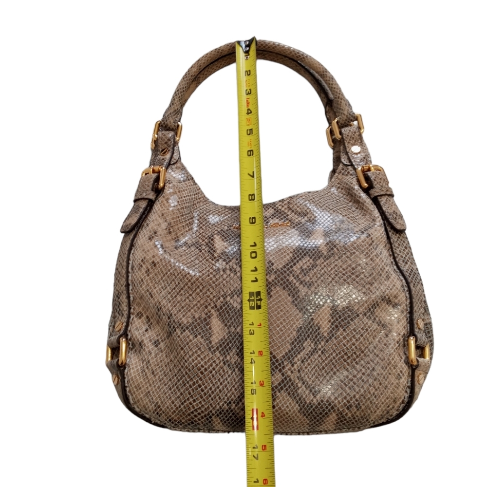 Michael Kors Snake Patterned Leather Purse - Picture 10 of 14